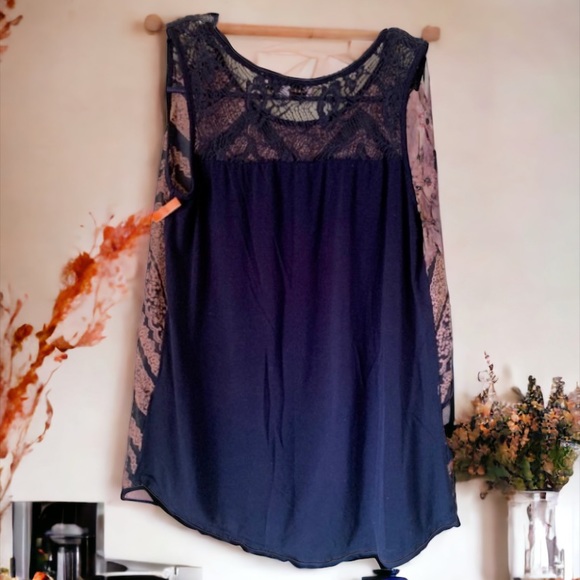 CAROL ROSE Hi Low Tank Top Size Small - Picture 8 of 13